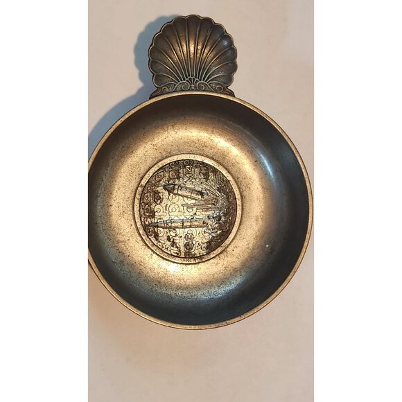 Sommeliers tasting cup Les Etains De France A shallow, silver tastevin tradition - Picture 7 of 10